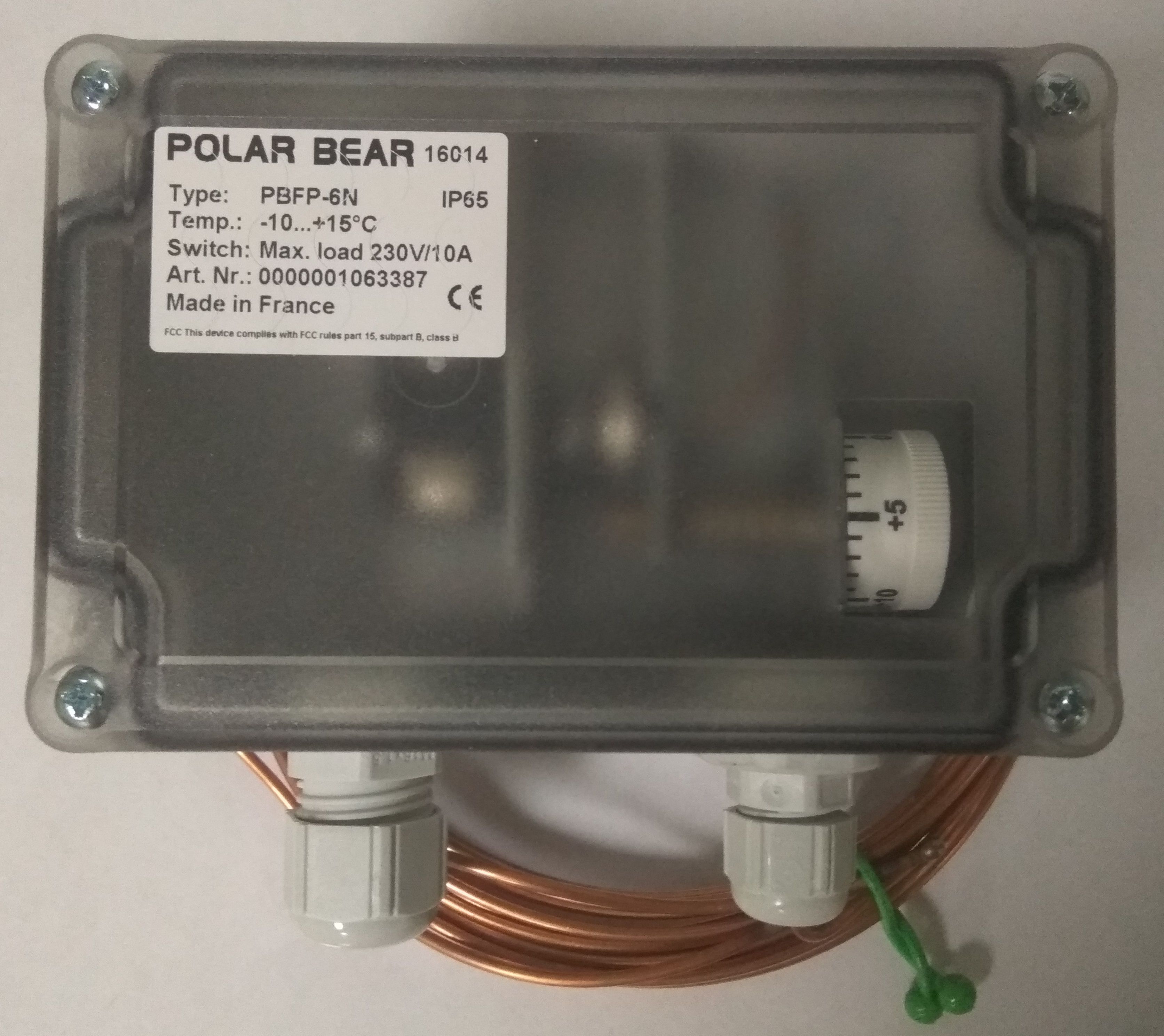 Термостат капилярный Polar Bear PBFP-6N для защиты теплообменника, шт